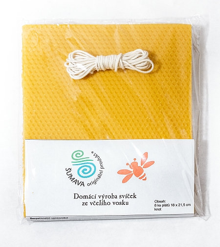 Sada na výrobu svíček velká - včelí vosk