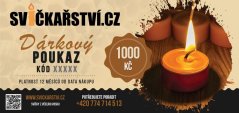Dárkový poukaz 1000 Kč  do e-mailu